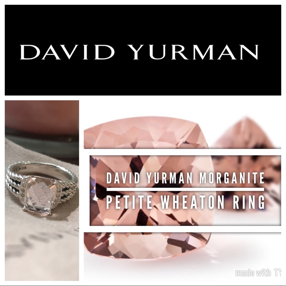 David Yurman Morganite Petite Wheaton Ring